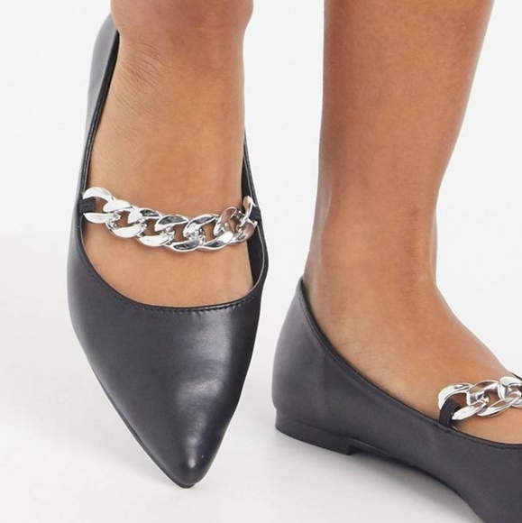 Z_Code_Z Flat Shoes With Chunky Chain - Picture 4 of 10